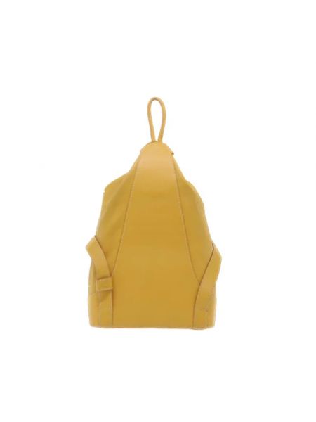 Bolsa de hombro de cuero Loewe Pre-owned amarillo