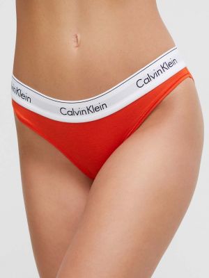 Majtki Calvin Klein Underwear pomarańczowe
