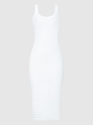 Белое платье миди Valentino