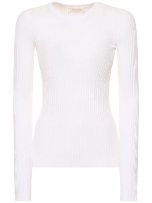 Пуловер Sportmax бяло