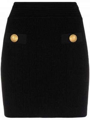 Mini suknja Balmain crna