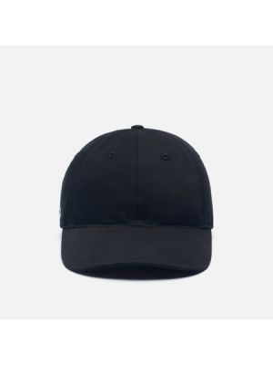 Хлопковая кепка Lacoste черная