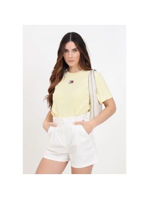 Shorts di jeans Tommy Jeans bianco