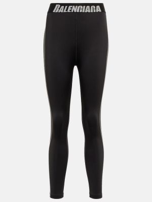 High waist leggings Balenciaga schwarz