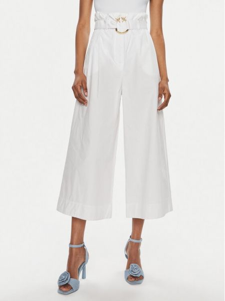 Bílé culottes relaxed fit Pinko