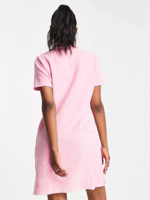 Велюровое платье Envii розовое