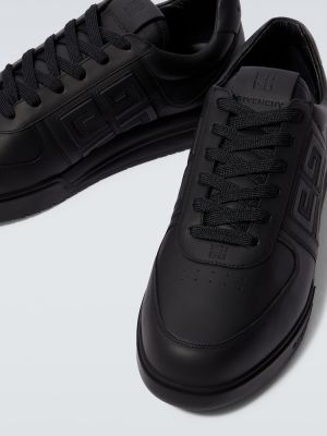 Zapatillas de cuero Givenchy negro