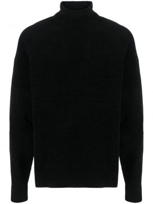 Aksamitny sweter Roberto Ricci Designs czarny