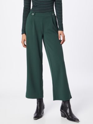 Широки панталони тип „марлен“ Vila зелено