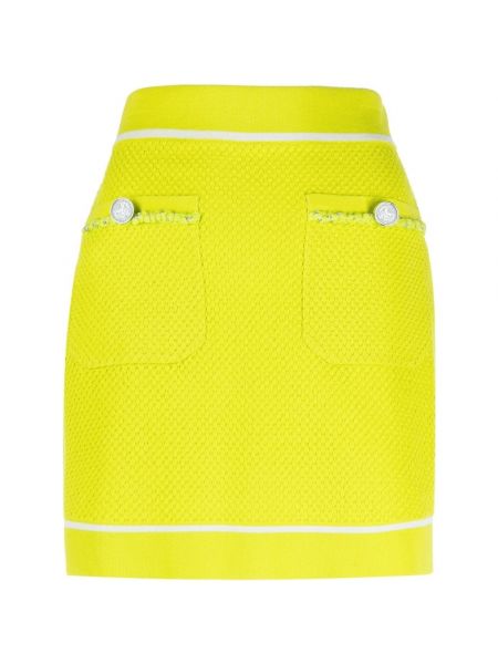 Mini spódniczka Pinko żółta