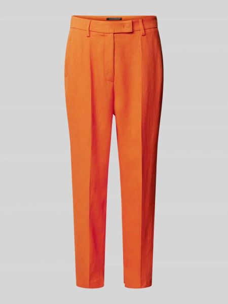 Spodnie z wiskozy Luisa Cerano pomarańczowe