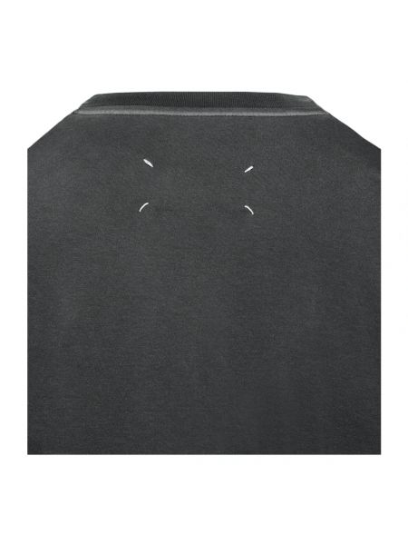 Camiseta de algodón de tela jersey retro Maison Margiela negro