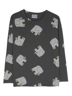 T-shirt con stampa Bobo Choses grigio