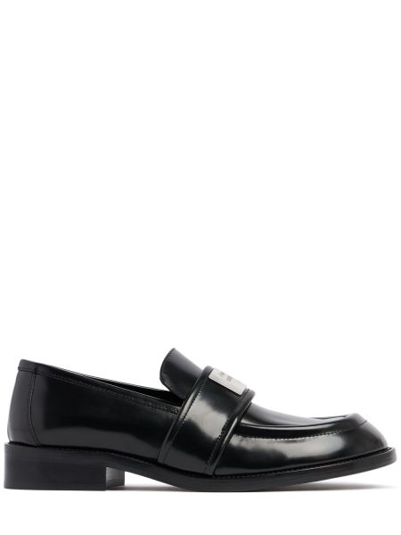 Læder loafers Acne Studios sort