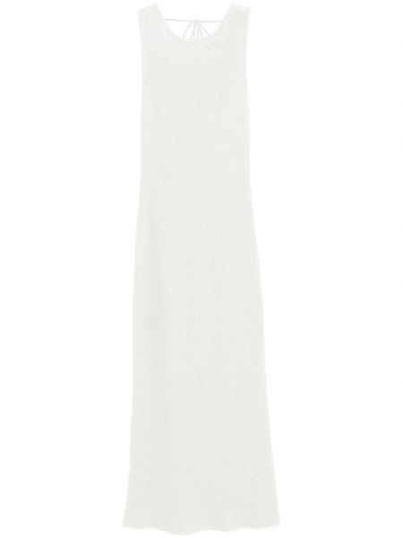 Pamučna midi haljina Chinti & Parker bijela