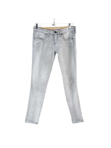 Jeans en coton Stella Mccartney Pre-owned gris