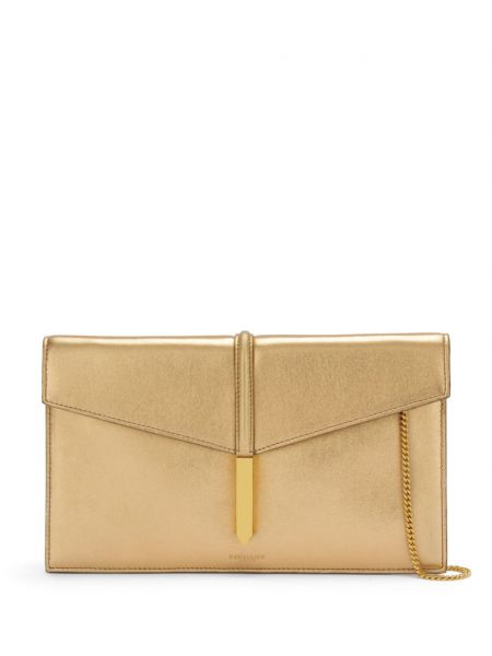 Leder kette taschen Demellier gold