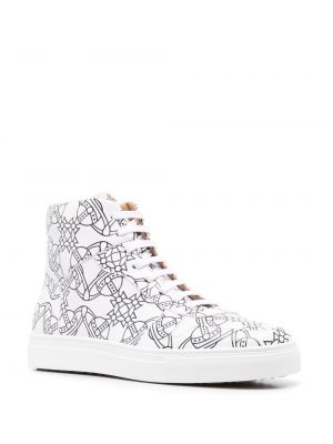 Sneakersy z nadrukiem Vivienne Westwood białe