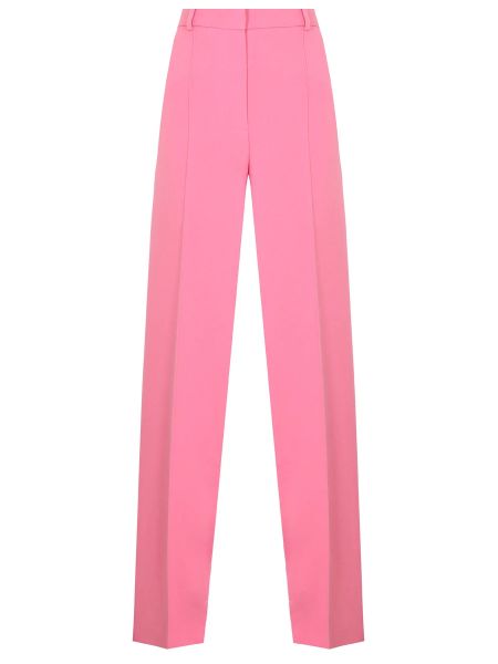 Прямые брюки из вискозы Lesyanebo розовые