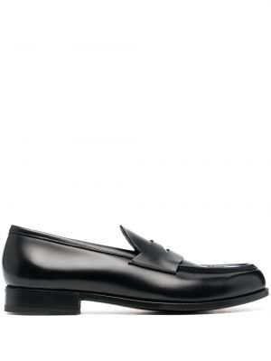 Skinn loafers Lidfort svart