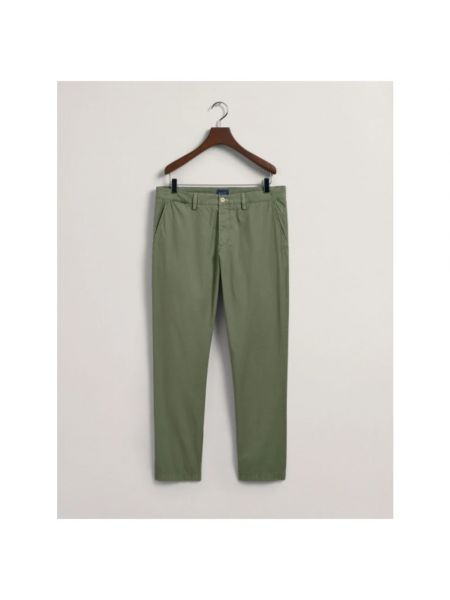 Pantalones chinos slim fit Gant verde