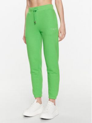 Sportovní kalhoty Tommy Hilfiger zelené