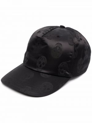 Trykt cap Alexander Mcqueen svart