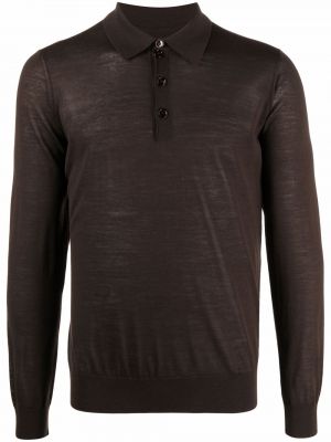 Jersey de punto de tela jersey Giorgio Armani marrón
