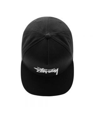 Черная кепка Stussy