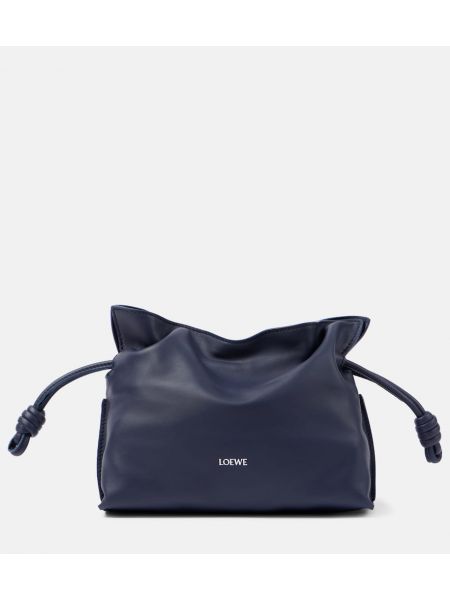 Bőr mini táska Loewe kék