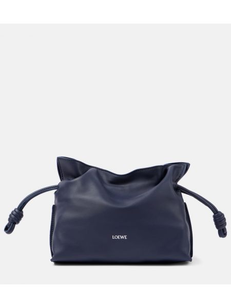 Lær mini bag Loewe blå