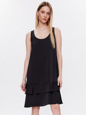 Κοκτέιλ φόρεμα Liu Jo Beachwear μαύρο