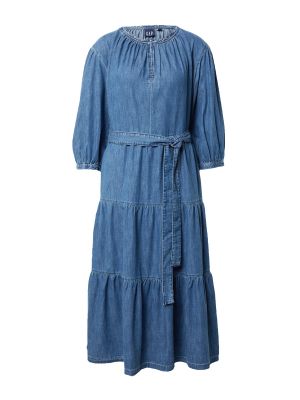 Džínsové šaty Gap modrá