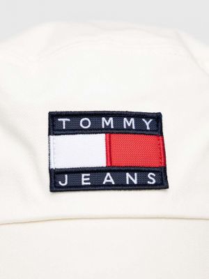 Kapelusz bawełniany Tommy Jeans biały