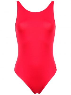 Maillot de bain avec découpe dos Brigitte rouge