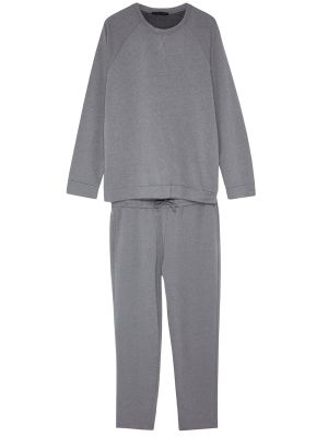 Pletené pyžamo Trendyol šedé