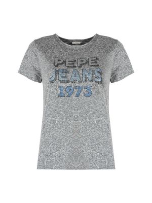 Tričko s krátkými rukávy Pepe Jeans šedé