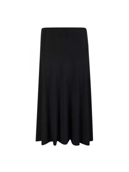 Черная плиссированная юбка Norma Kamali