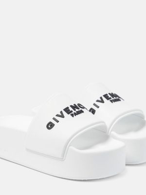 Polobotky na platformě Givenchy bílé