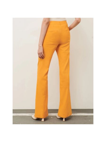 Pantalones bootcut Marella naranja