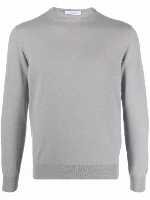 Jersey de cachemir de tela jersey con estampado de cachemira Cruciani gris
