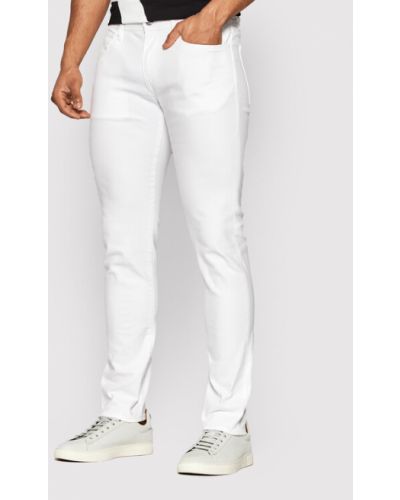 Jeans skinny slim Armani Exchange blanc