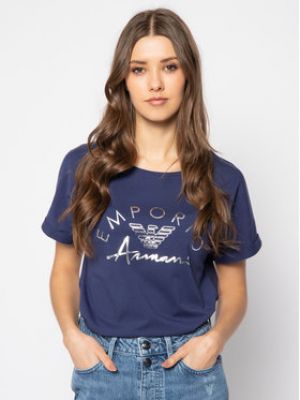 T-shirt Emporio Armani bleu