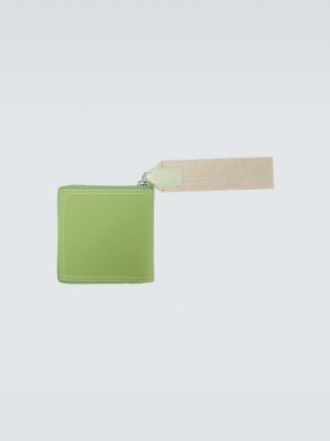 Kožená peňaženka Jacquemus zelená