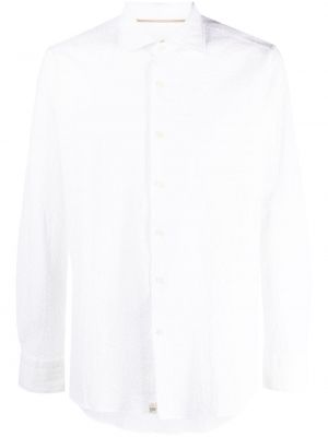 Košile s knoflíky Tintoria Mattei bílá