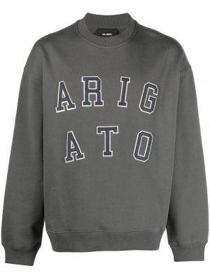 Sweatshirt mit rundem ausschnitt Axel Arigato grau