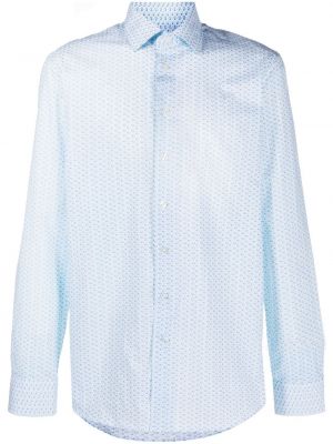 Camicia in tessuto jacquard Etro blu