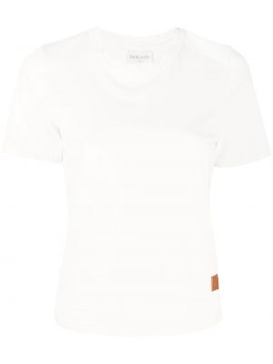Bavlnené tričko Forte Forte biela