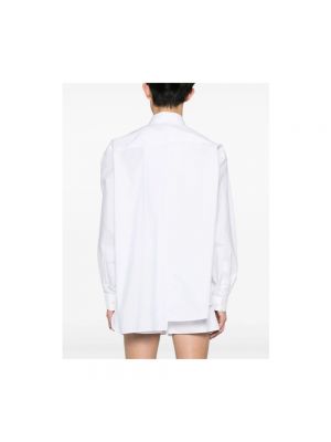 Camisa de algodón Mm6 Maison Margiela blanco