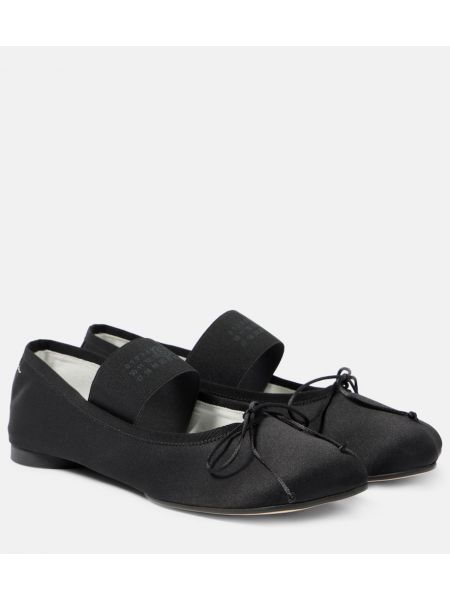 Satin ballerinas Mm6 Maison Margiela svart